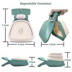 Jondarla recogedor con dispensador de bolsas, 30 unidades incluidas para paseos.