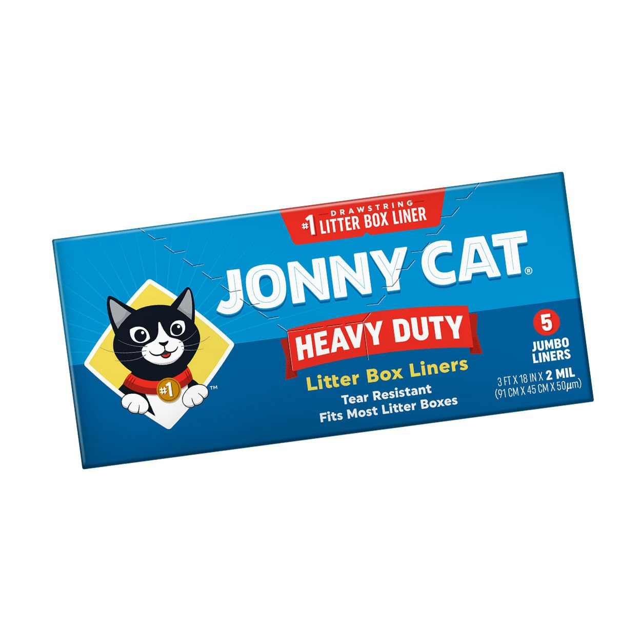 Paquete de 20 fundas desechables JONNY CAT para mantenimiento rápido.
