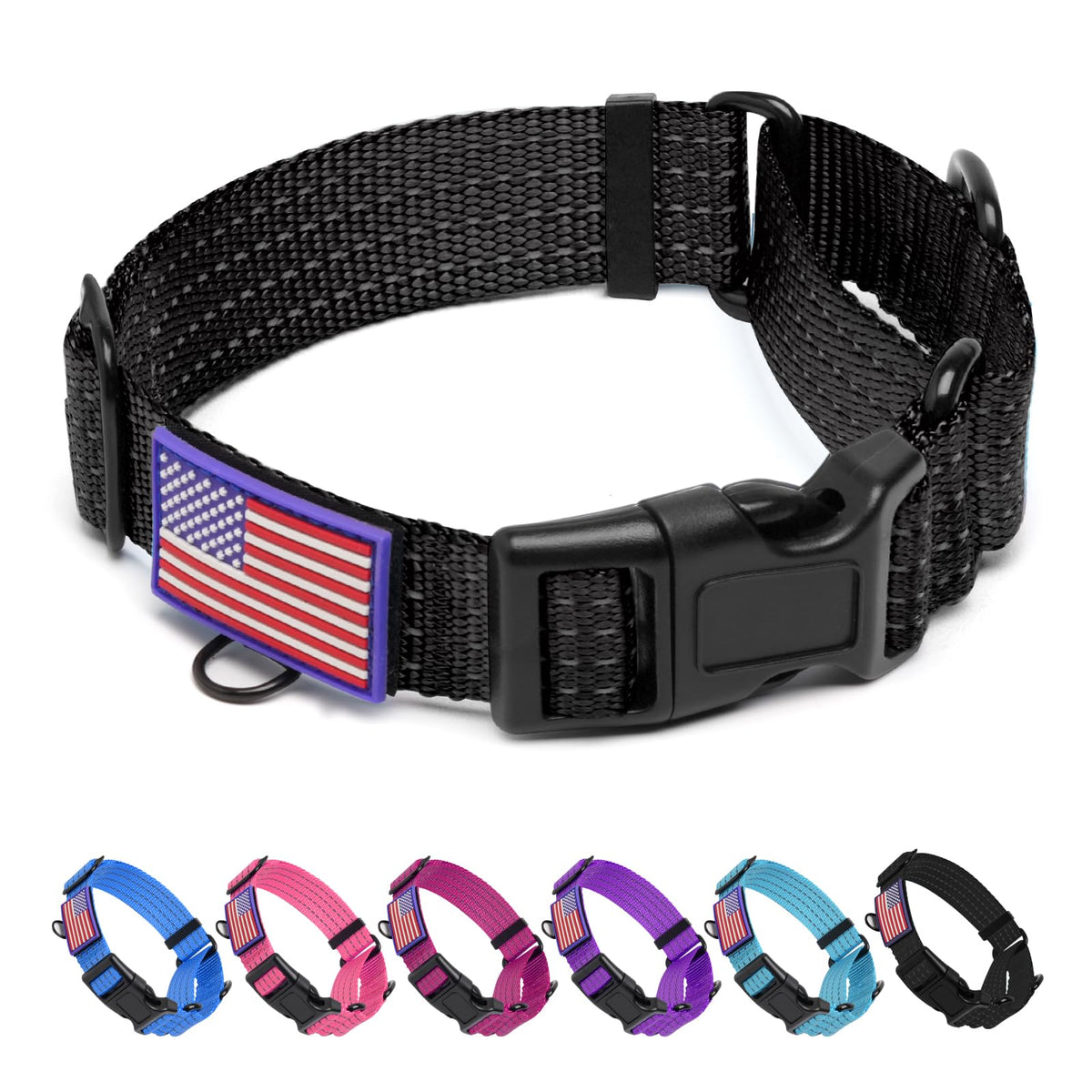 Collar Martingale JOOCPUP con ajuste preciso para perros pequeños.