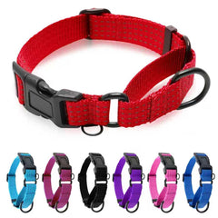Collar martingale JOOCPUP para perros rojo talla L, ajuste seguro