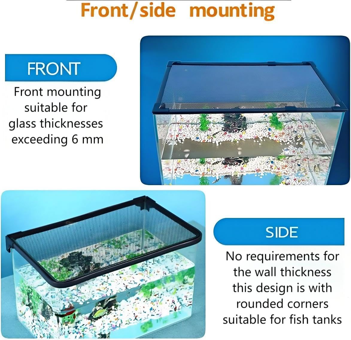 Malla transparente JOOFAN con buena transmisión de luz para visibilidad.