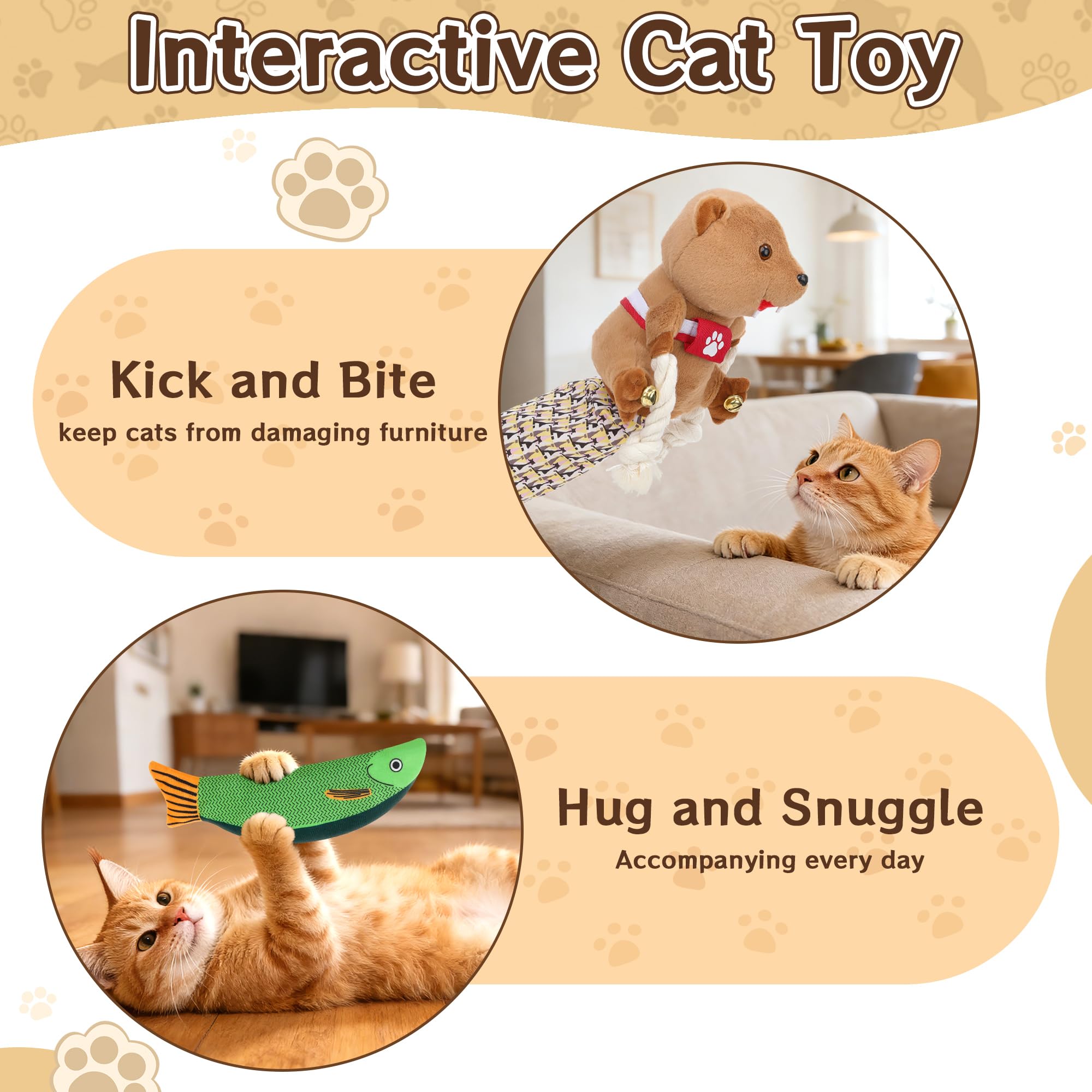Guante interactivo Joreoia permite juegos dinámicos y entrenamiento ligero con tu gato.