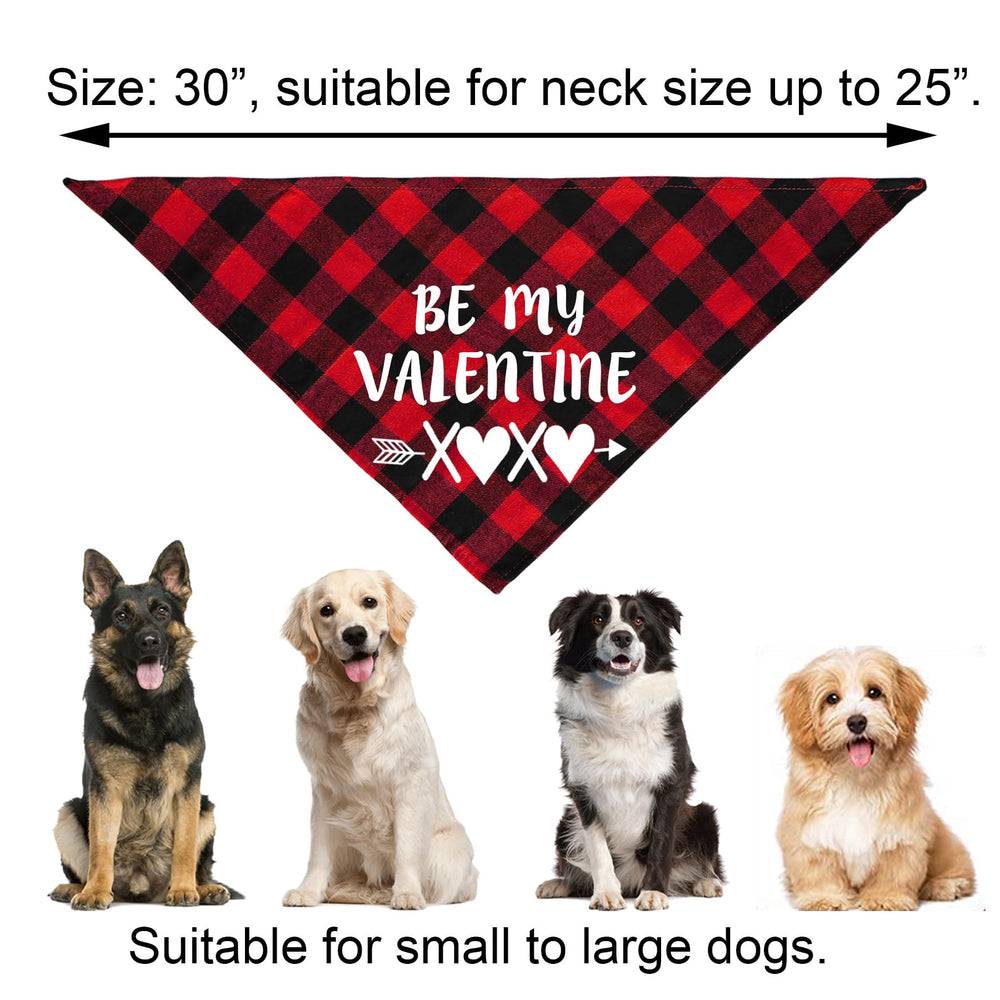 Bandana JOTFA de cuadros clásicos, para San Valentín con estilo.
