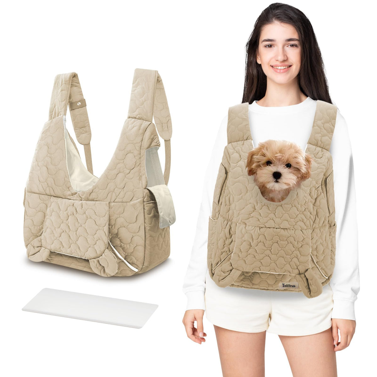 JourCraf Mochila Portamascotas Frontal: transporte cómodo y seguro para tu mascota.