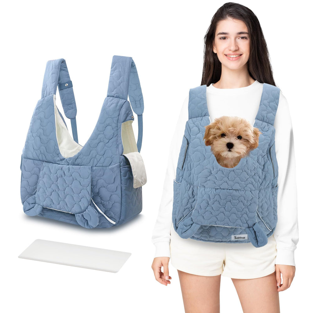 JourCraf Mochila Portamascotas ventilada para paseos cómodos.