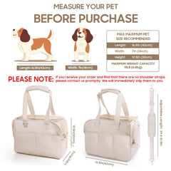 JourCraf porta-perro con bolsillos exteriores para snacks y accesorios prácticos