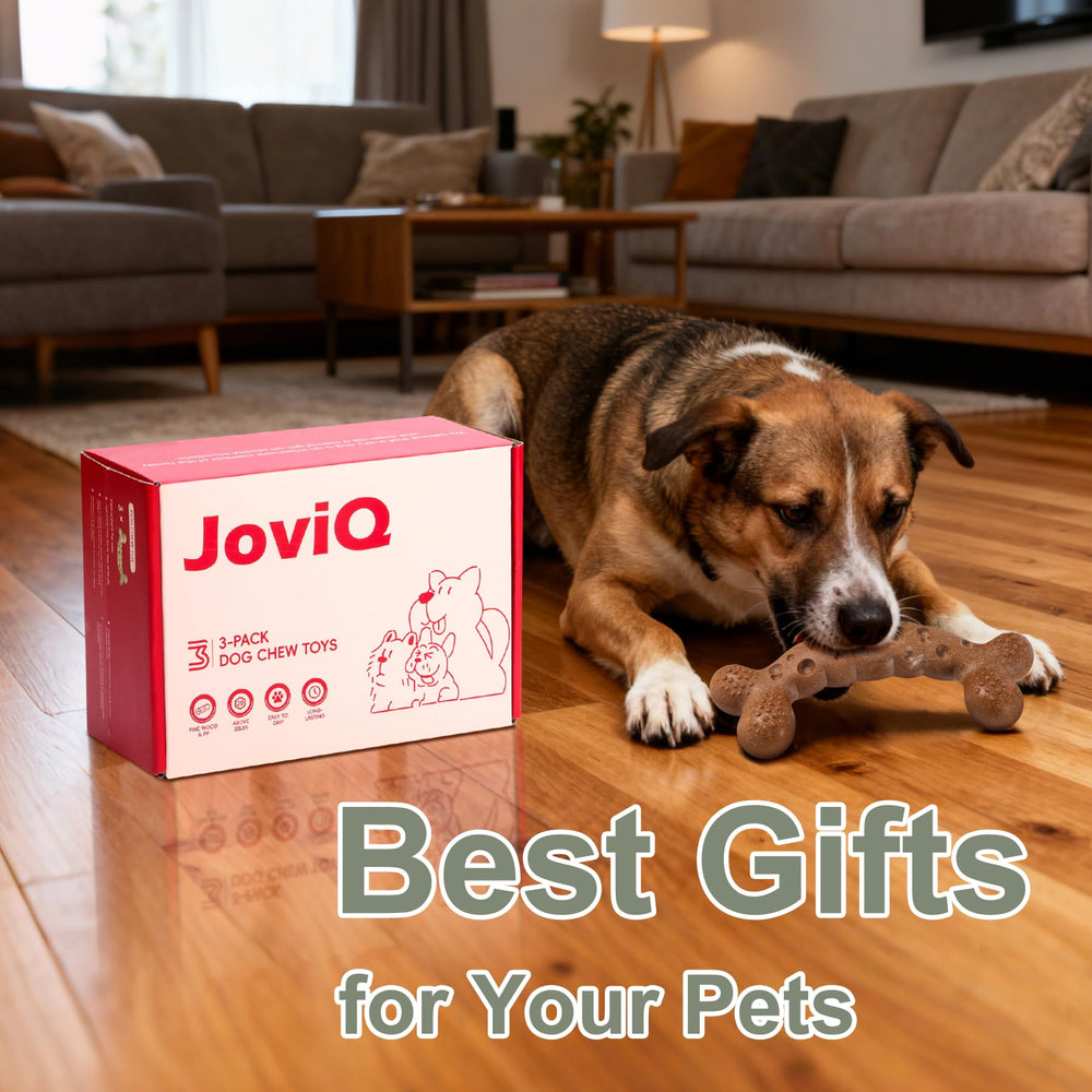 JoviQ juguete masticable sabor leche para variedad diaria.