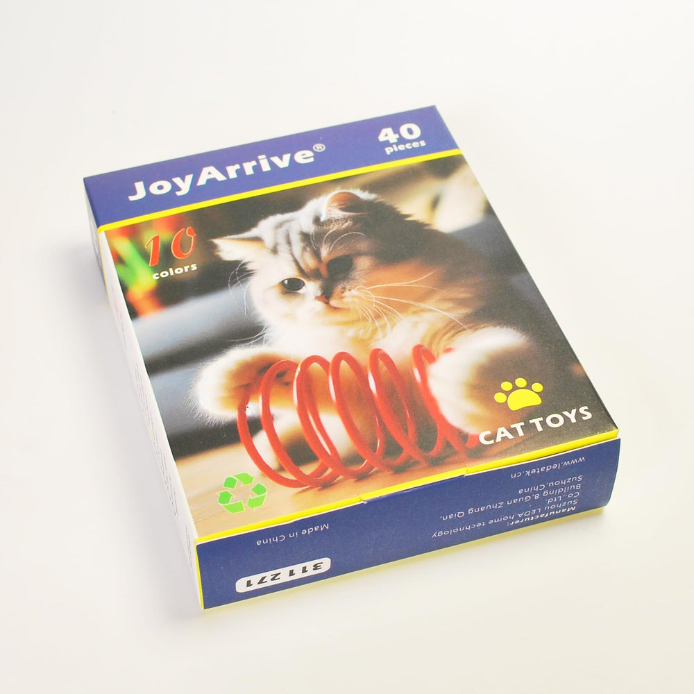 JoyArrive almacenamiento resortes para gatos, orden y acceso rápido.