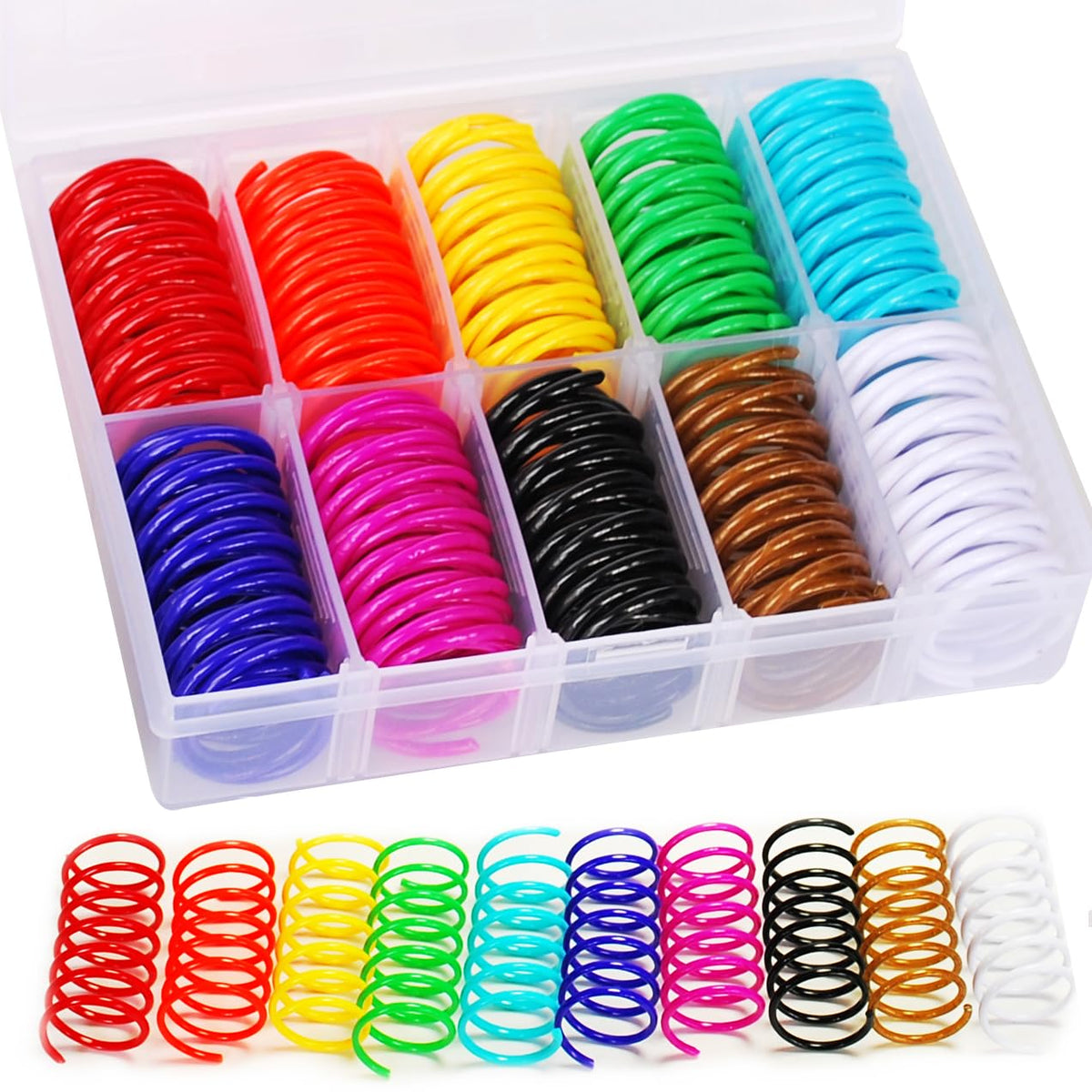 JoyArrive caja regalo con resortes para gatos, ideal regalo y juego.