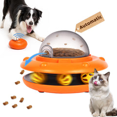 JoyBruko bola interactiva de pista con premio para gatos, estimula juego diario.