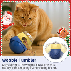 JoyBruko Dispensador Premios Gato Lento para control de ingesta y juego.