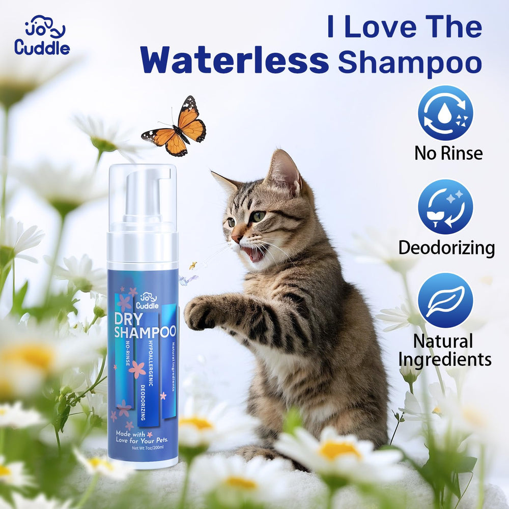 JOYCUDDLE champú para gatos, calendula y seda para piel sensible
