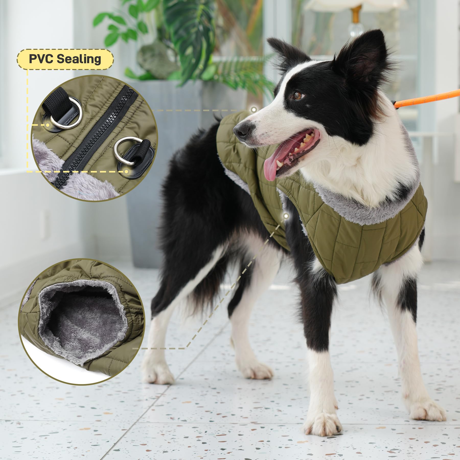 Tejido impermeable de alta calidad para salidas al exterior.