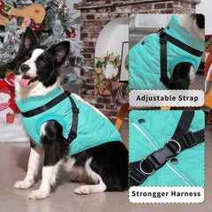 JoyDaog chaqueta con arnés integrado, distribución equilibrada de las cargas durante caminatas.