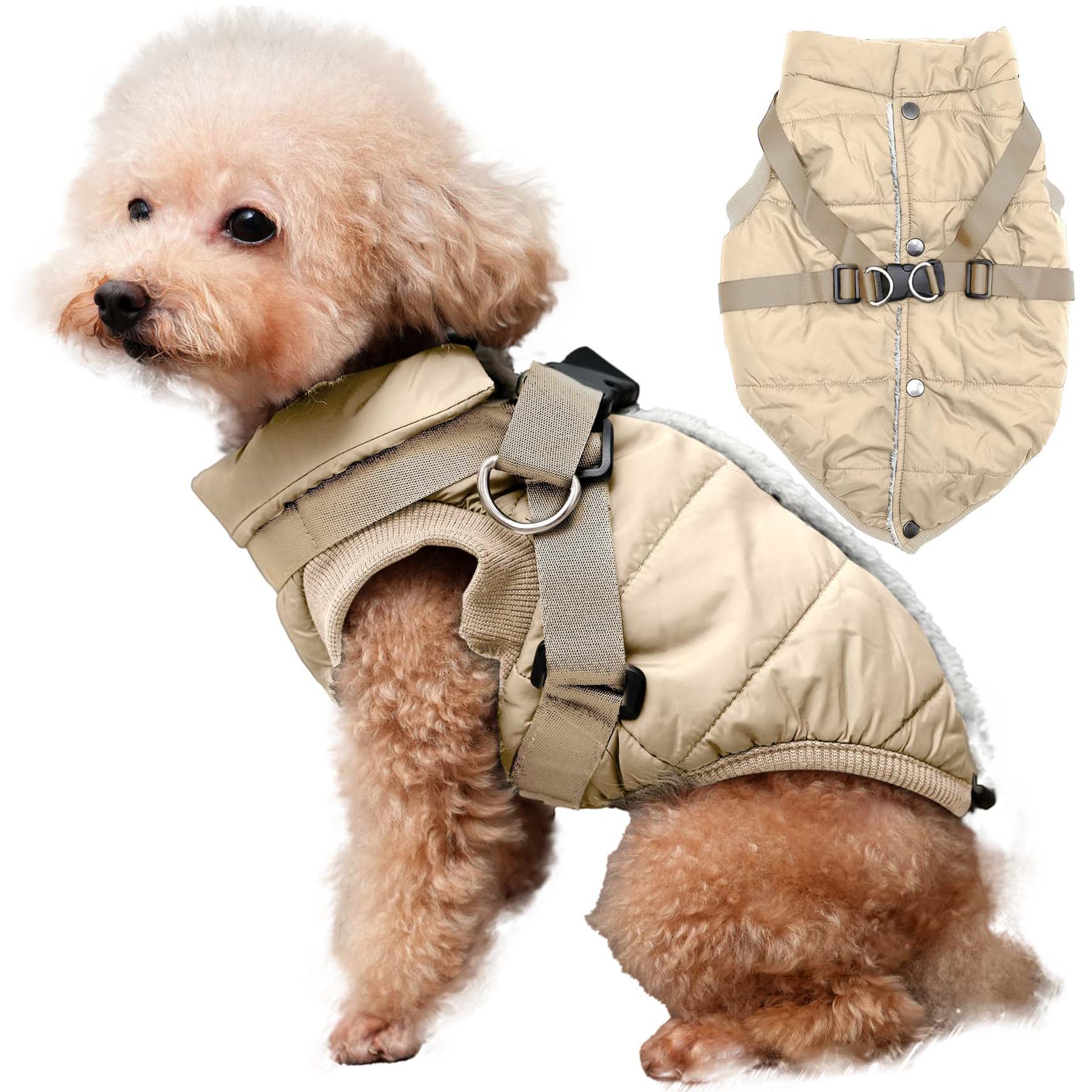JoyDaog chaqueta para perro con arnés integrado, seguridad en cada paseo