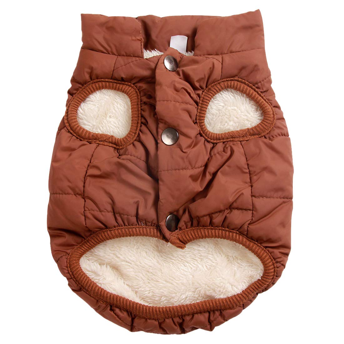 JoyDaog chaqueta para perro, vista frontal, abrigo cálido para paseos invernales