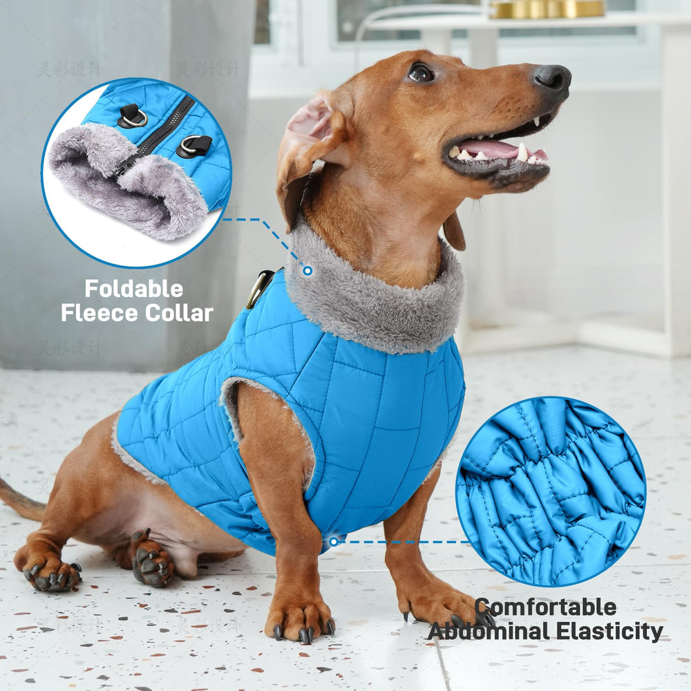 JoyDaog chaqueta con forro de felpa suave para mayor calidez.