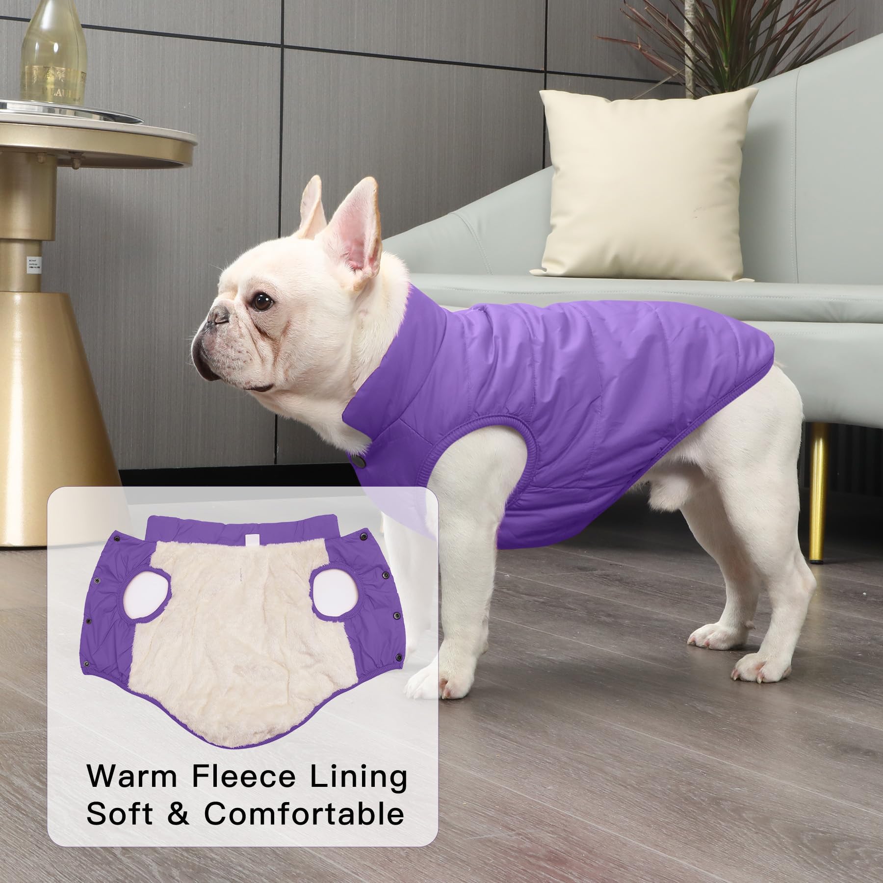 JoyDaog costuras reforzadas, chaqueta durable para perros activos