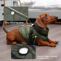 JoyDaog chaqueta para perro, forro de fleece cálido, sensación suave al tacto.