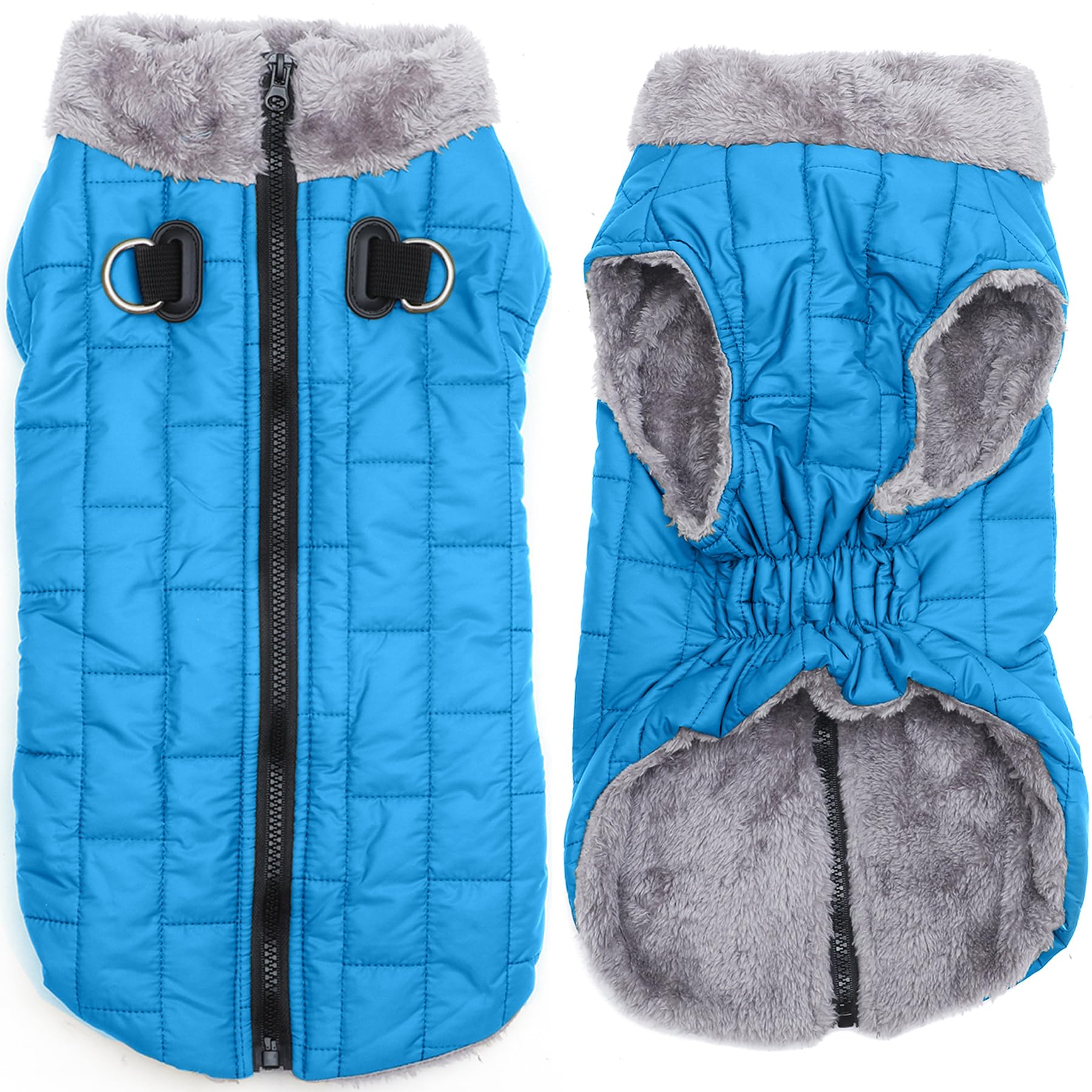 JoyDaog jaqueta para perro con forro-pelo cálido, ideal para inviernos fríos.
