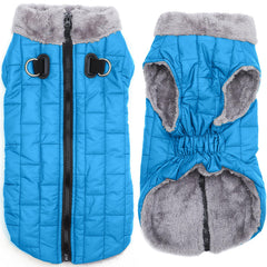 JoyDaog jaqueta para perro con forro-pelo cálido, ideal para inviernos fríos.