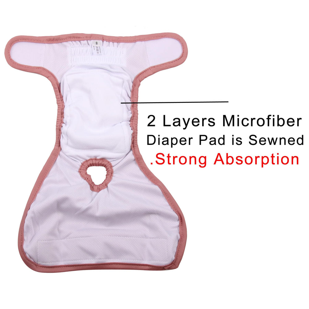 JoyDaog pañales para perra XXL capa externa impermeable para evitar filtraciones.