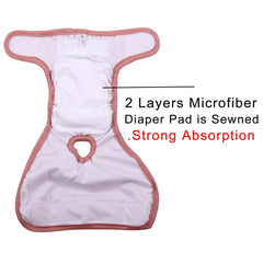 JoyDaog pañales para perra XXL capa externa impermeable para evitar filtraciones.