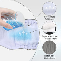 JoyDaog pañales para perro macho, exterior impermeable previene goteos y manchas.