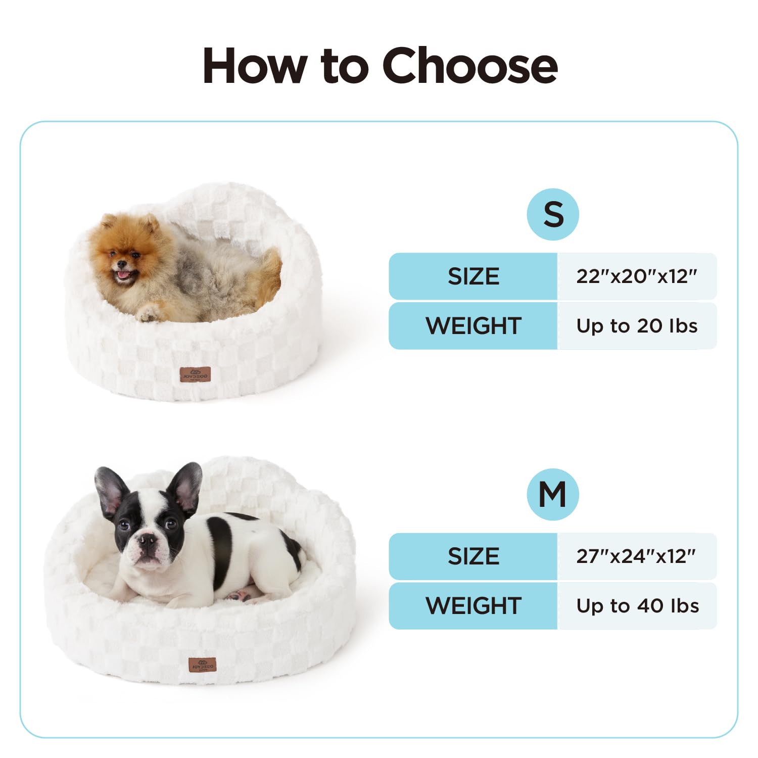 Joydeco cama nube interior acolchado para abrazos reconfortantes