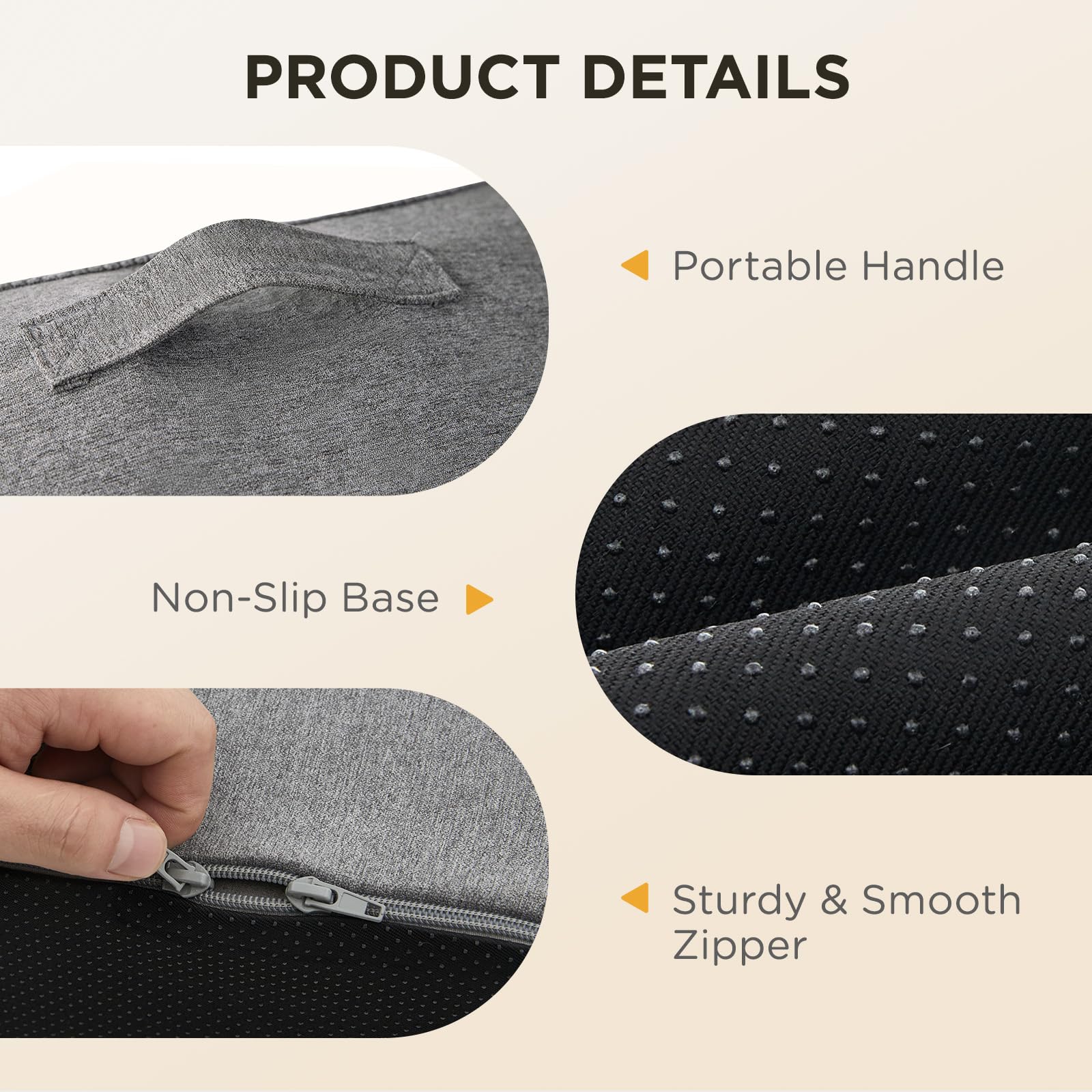 Joydeco escaleras para perro, funda removible, fácil lavado para higiene.