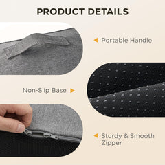 Joydeco escaleras para perro, funda removible, fácil lavado para higiene.