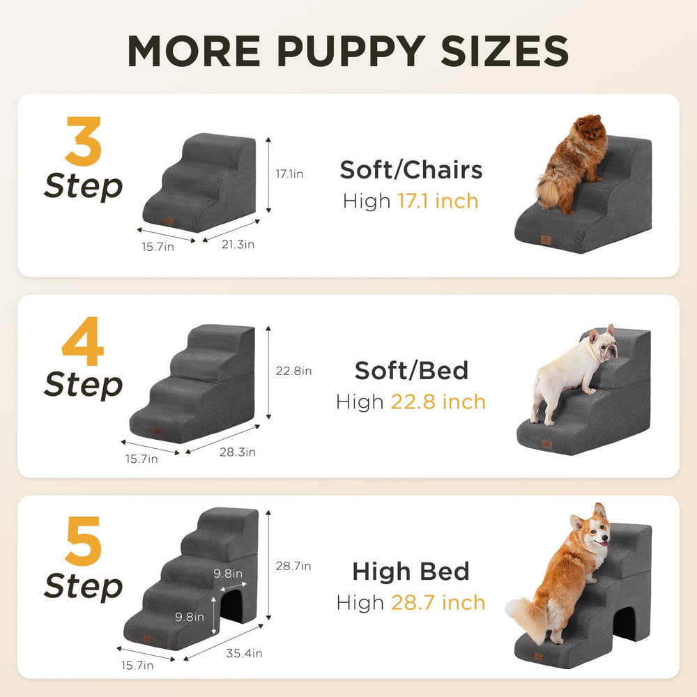 Joydeco escalones para cama, antideslizantes, útil para subir.