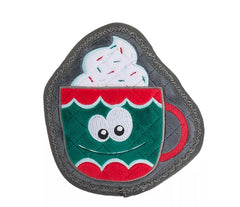 Joyhound juguete navideño para perro, taza de cacao caliente, ideal para juego interactivo