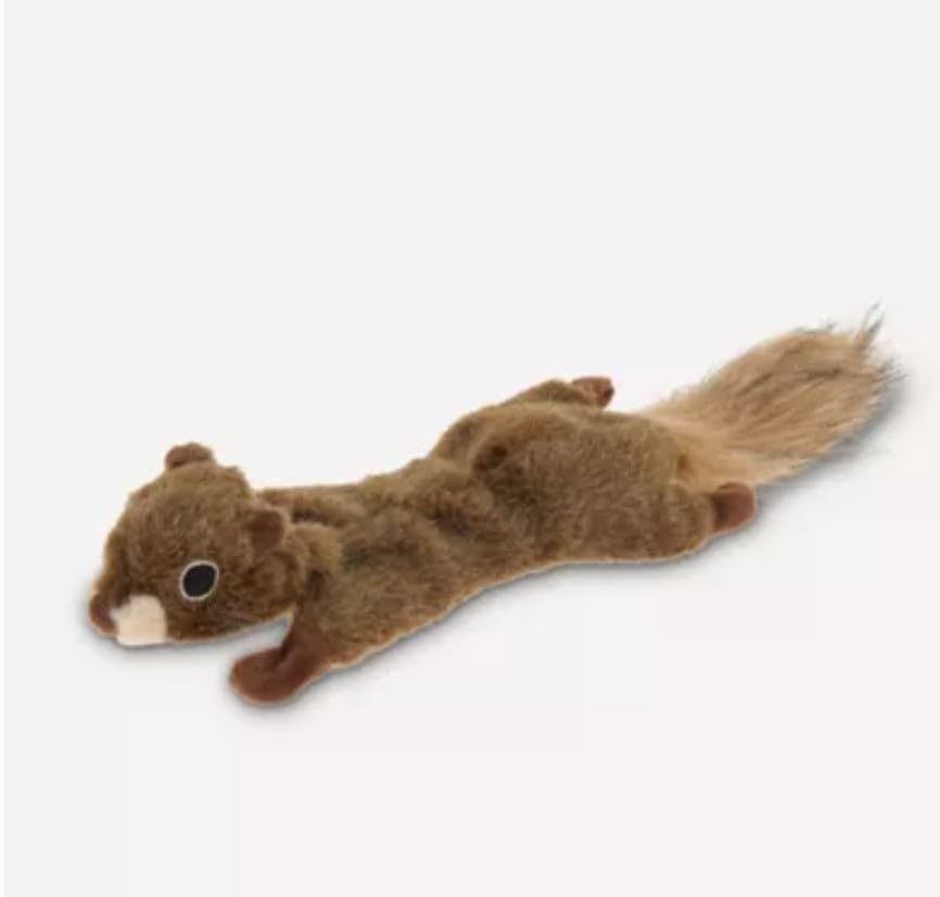 Joyhound juguete para perro: ardilla realista flattie ideal para abrazos suaves.