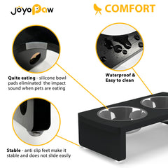 JOYOPAW alimentador para perro ergonómico favorece una postura cómoda
