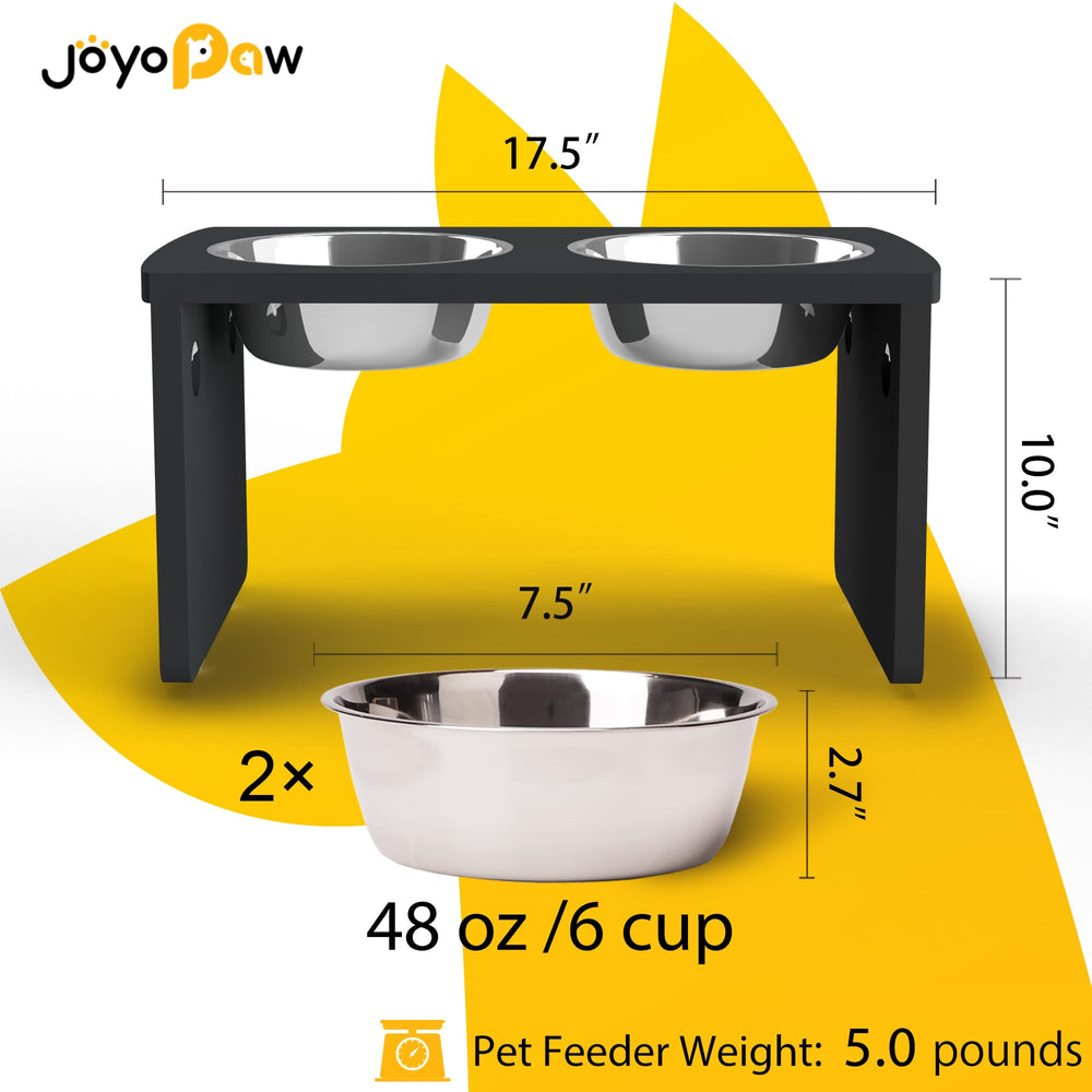 JOYOPAW base de bambú duradera para perros grandes, estable