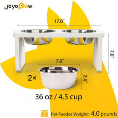 JOYOPAW base HIPS blanca ofrece soporte estable para comidas diarias
