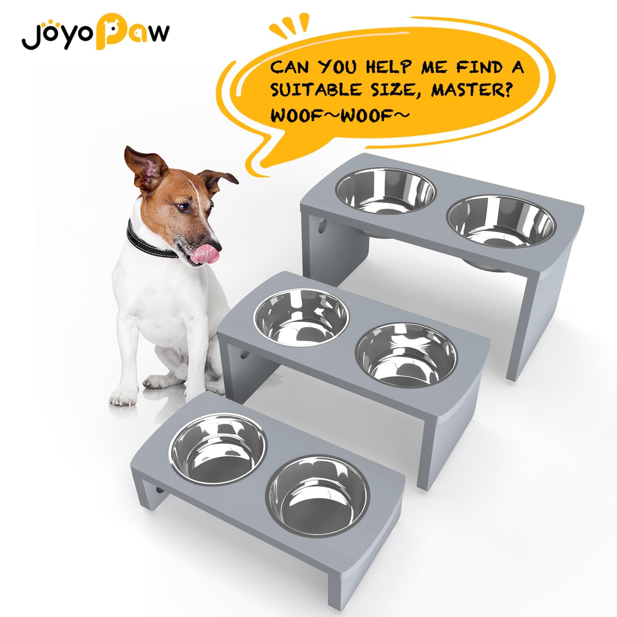 Joyopaw cuencos de 48 oz cada uno para alimentos y agua.