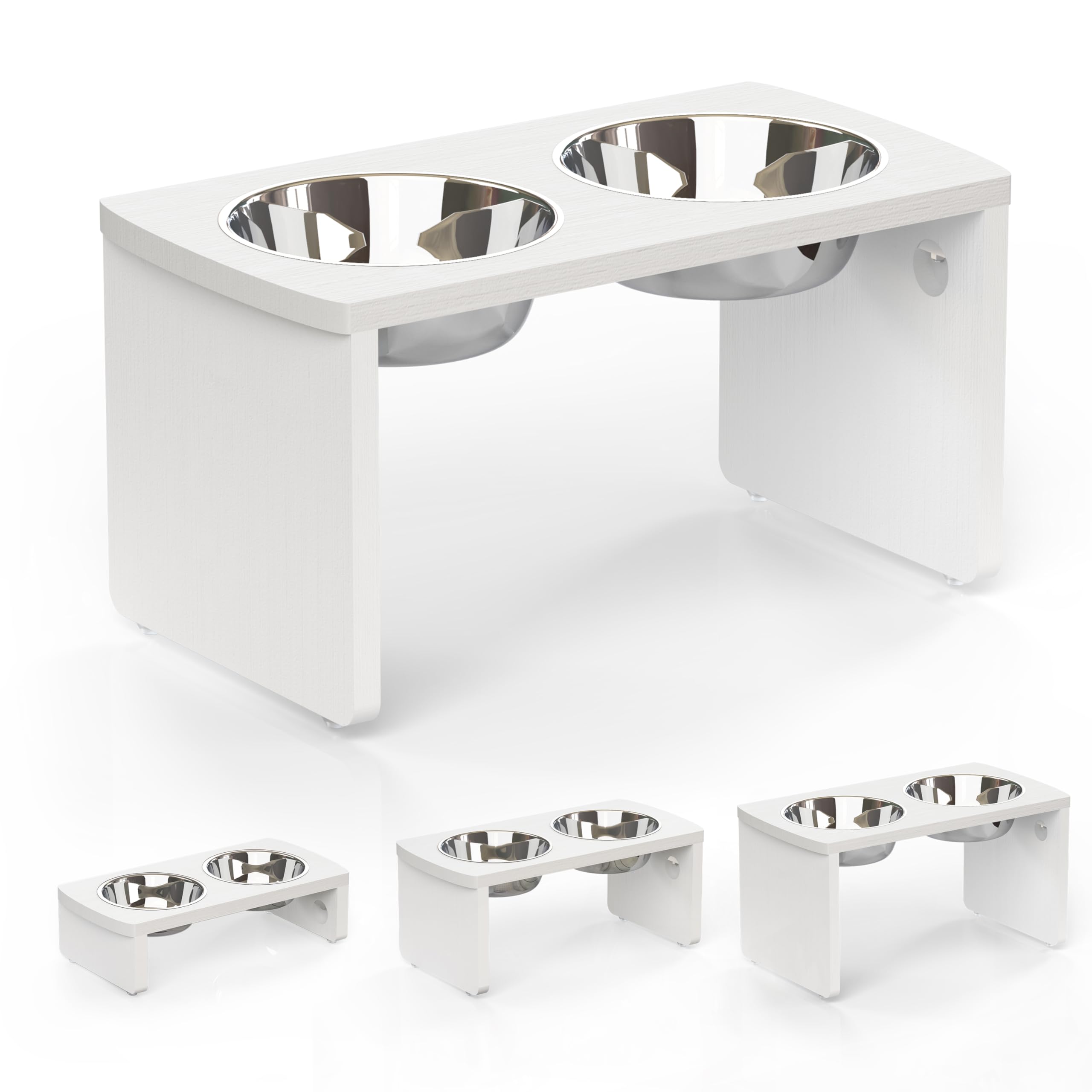 JOYOPAW comedero alzado con base HIPS para perros medianos y grandes