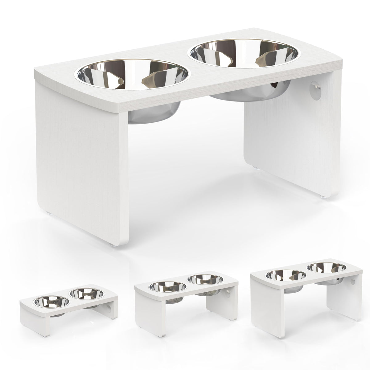 JOYOPAW comedero alzado con base HIPS para perros medianos y grandes