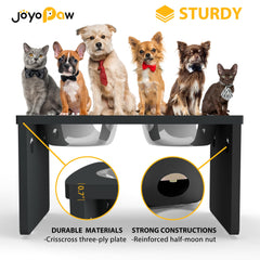JOYOPAW dos tazones de acero inoxidable, aptos para lavavajillas y limpieza
