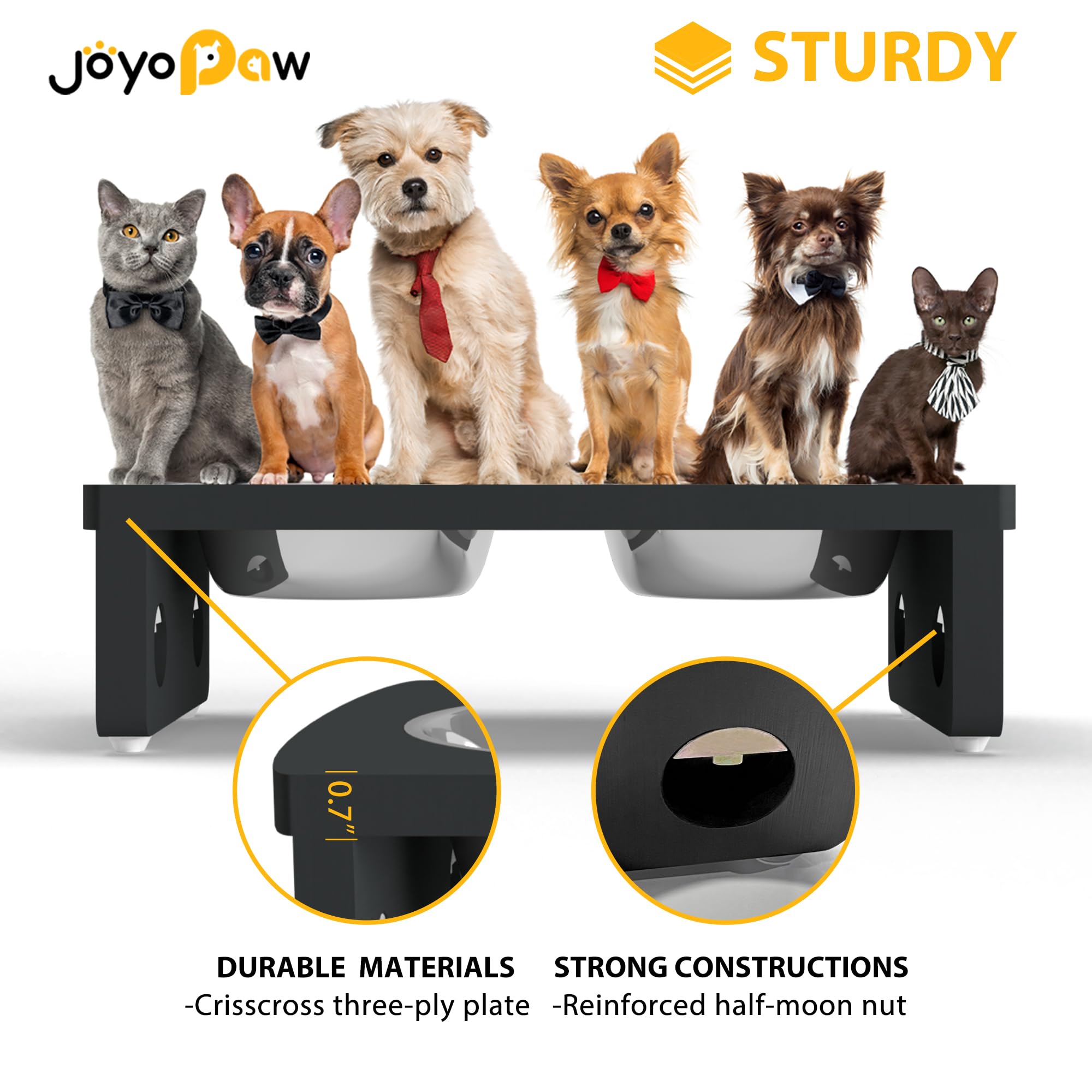 JOYOPAW junta de silicona amortiguadora para menor ruido al comer