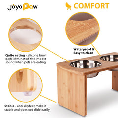 JOYOPAW junta-silicona-amortiguadora reduce golpes al comer