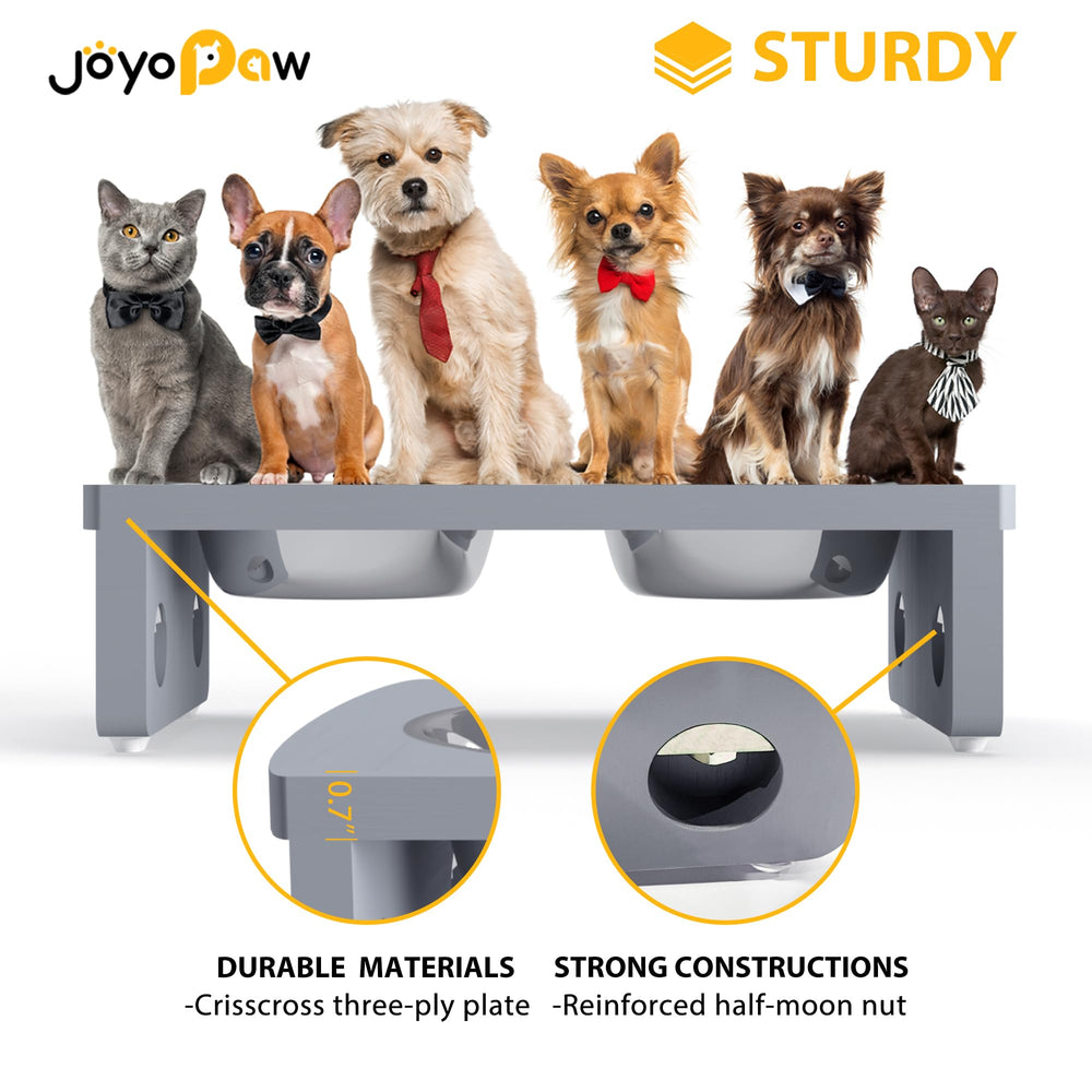 JOYOPAW tazones de acero inoxidable de 20 onzas, fáciles de limpiar.