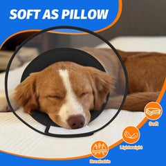 Joypig cono liviano de PVC, disminuye la ansiedad durante la recuperación.