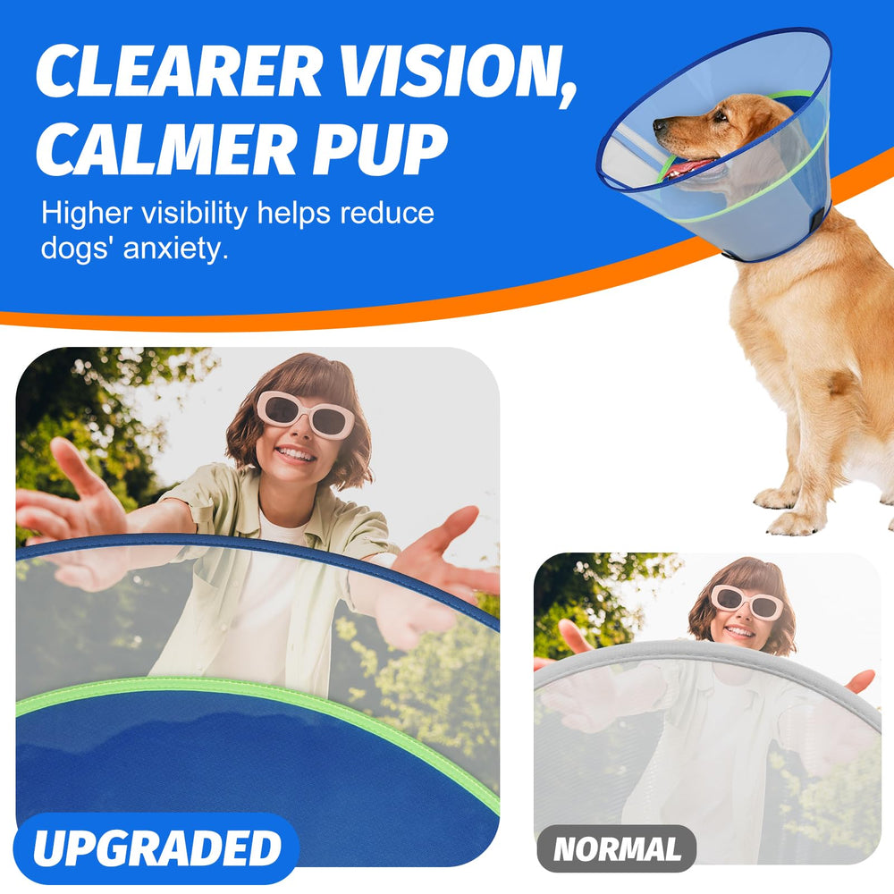 Joypig cono para perro bordes suaves protegen piel.