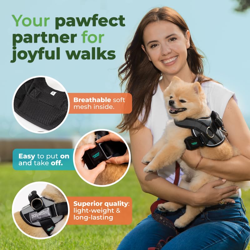 Joyride Harness 2.0 diseño duradero apto para razas grandes y pequeñas.