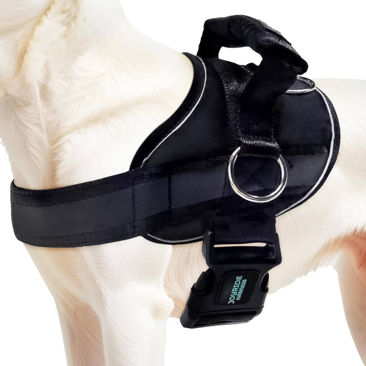Joyride Harness guía-tallas facilita un ajuste cómodo y preciso para cualquier tamaño de perro.
