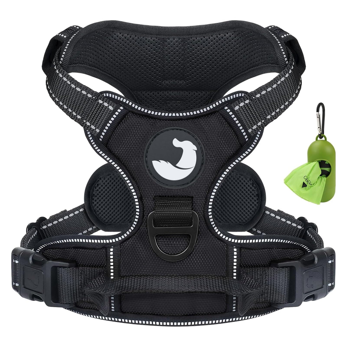 Arnés Joytale con enganche frontal para paseos más tranquilos y controlados.