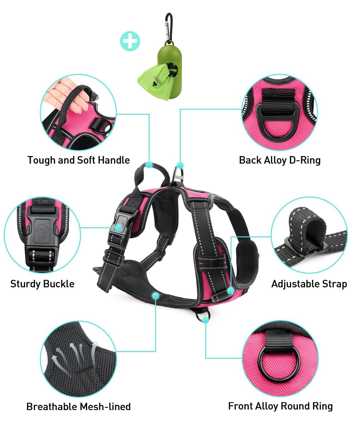 Ideal para paseos diarios, cómodo y seguro.